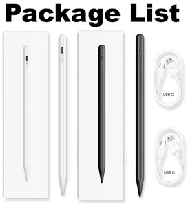 Universal Pencil USB-C Fast Charging Stylus Pen for iPad iPhone Samsung Tablets - Picture 1 of 27
