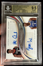 2020-21 Panini Immaculate Anthony Edwards Rookie + Zion Autos /10 Gold BGS 9.5