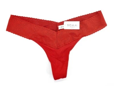 Soma Intimates Embraceable Lace Thong ~Home At Last~ Size: L [New With Tags] - Image 1 of 4
