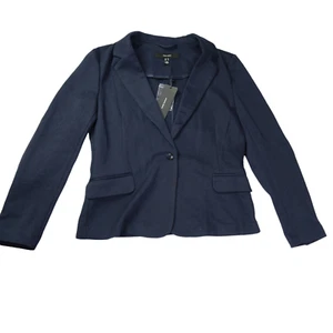 Vero Moda Women's Vmjulia Ls DNM Noos Blazer, Blue (Total Eclipse), 12 UK - Picture 1 of 5