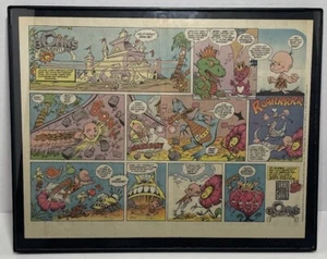 Vintage Comic Strip Wall Art Framed 11”x 14” Bonks Adventure - Picture 1 of 5