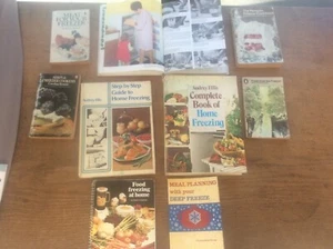 Joblot 9 Freezer Cookery Recipe Cook Books Meat Deep Home Freezing Penguin - Picture 1 of 1