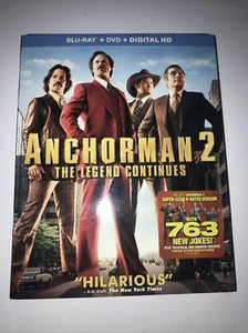 Anchorman 2: The Legend Continues (Blu-ray, 2013) - Picture 1 of 6