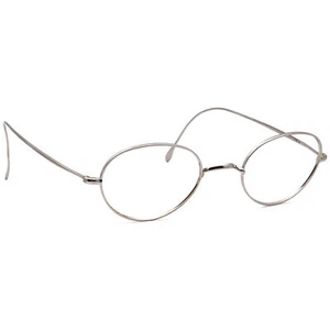 Jean Lafont Vintage Brille Ligne 008 Silber Oval Gestell France 45[]25 145 - Bild 1 von 6