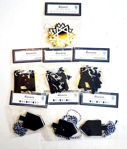 Happy Hanukkah Banners Decoration Chanukah Streamers Dreidel Garland 60 Feet - Picture 1 of 1