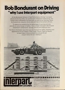 Vintage 1974 Interpart Mulholland Suspension Parts Print Ad Reklame  - Bild 1 von 1