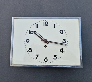 Wanduhr Küchenuhr geschätzt 20er bis 50er Jahre, Keramik Bauhaus-Stil - Bild 1 von 11