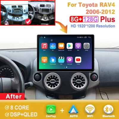 13.1 inch Screen Android Car Radio For Toyota RAV4 2006-2012 Carplay Head Unit - Image 1 of 4