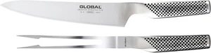 Global G-313, Classic 2pc Carving Set, Stainless Steel - Brand New - Picture 1 of 6