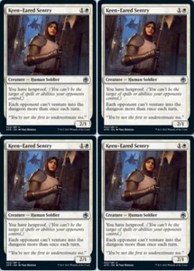 MTG - 4x KEEN-EARED SENTRY - Adventures (U) - Picture 1 of 1