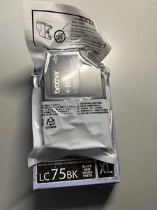NEU Brother LC75BK XL Innobella Tintenpatrone schwarz mit hoher Reichweite - Bild 1 von 2