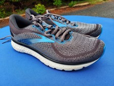 Brooks Mens Glycerine 18 Running Shoes Black Ebony Blue sz 11 D Med 1103291D064 