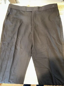 Nordstrom Rack Trim Fit Dress Pants. Size 36x37. Raw Hem Black. NWOT. T - Picture 1 of 10