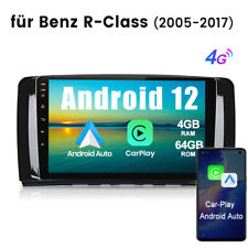 9" Android 12 CarPlay GPS Autoradio 64GB Für Mercedes Benz R-Klasse W251 2005-17