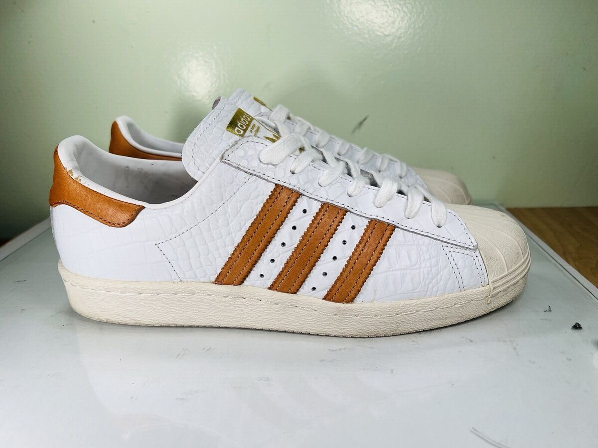 adidas Superstar 80s White Gold Metallic for Sale adidas Superstar 80s White Gold Metallic for Sale
