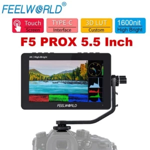FEELWORLD F5 PROX 5.5 inch 1600nits 4K HDMI Camera Field Monitor FHD 1920x1080 - Picture 1 of 17
