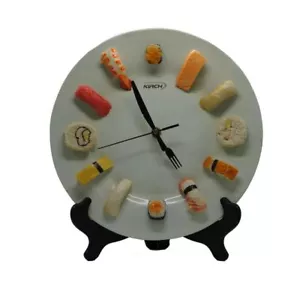 Kirch Sushi Teller Wanduhr - Bild 1 von 3