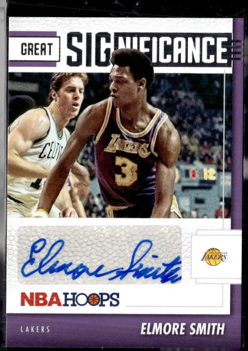 ELMORE SMITH 2021 HOOPS GREAT SIGNIFICANCE AUTOGRAPH AUTO !! 🔥 LA LAKERS