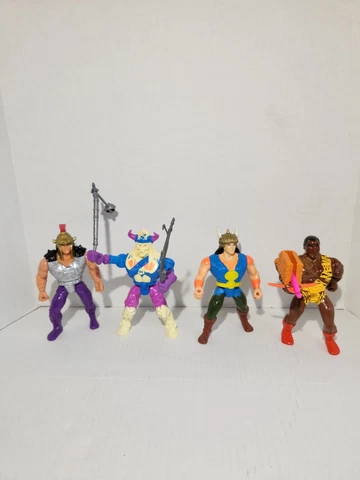 Vintage Hasbro Conan The Adventurer 1992 Action Figure Lot of 4 Figures Skeleton Cover