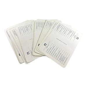 Scattergories 1988 Replacement Category Cards Lists 1-12 Lot Of 18. Complete. - Picture 1 of 3