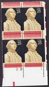 Scott #2414 Executive Branch Plate Block of 4 Stamps - MNH - Picture 1 of 2