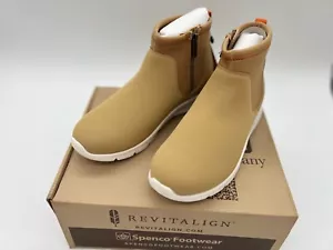 REVITALIGN Women's Paddock Ankle Boot, Tan, Size 10 wide- New - Picture 1 of 7