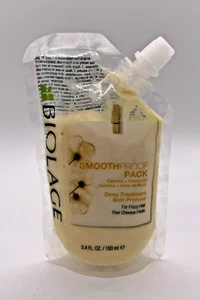 BIOLAGE SMOOTHPROOF DEEP TREATMENT PACK FOR FRIZZY HAIR 3.4 oz - Picture 1 of 6