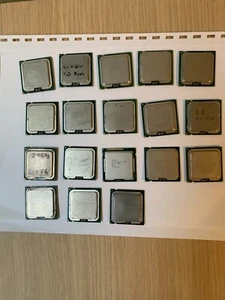 18 x Intel Pentium 4, Core2 duo, Dual core, Celeron CPU gold - Zdjęcie 1 z 3
