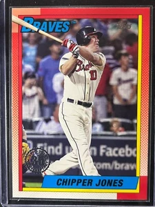 2025 Topps Series 1 - 1990 Topps Variation - Chipper Jones - Atlanta Braves - Picture 1 of 2