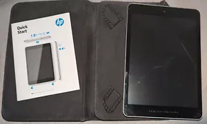 HP 8 G2 tablet, used, 16GB Silver 2G Android w/ case bundle Hewlett Packard - Picture 1 of 8