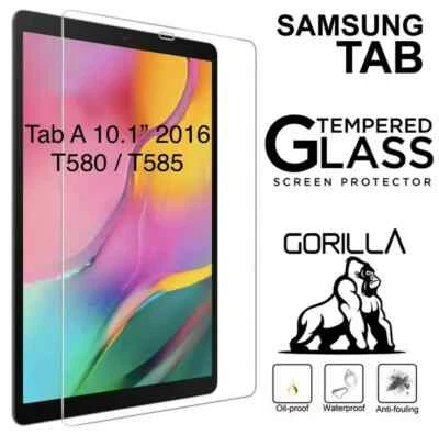 GSM MOBILE LTD Tempered Glass Screen Protector For Samsung Galaxy Tab A 10.1 2016 SM T580 T585