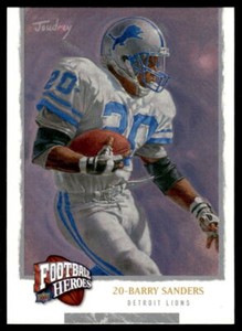 2008 Upper Deck Heroes  201 Barry Sanders  Detroit Lions