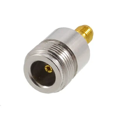 N Jack Female to SMA Female RF Connector Straight F/F Adapter Plug Connector - Image 1 of 2