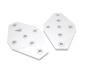 Lot of 2 80/20 4335 Cross Flat Plate Aluminum Hardware 15 Series 7.5x 4.5x0.250" - Picture 1 of 4