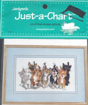 Tails of Duckport ~ Janlynn Suzy's Zoo Cat Cross Stitch Pattern - Image 1 of 2