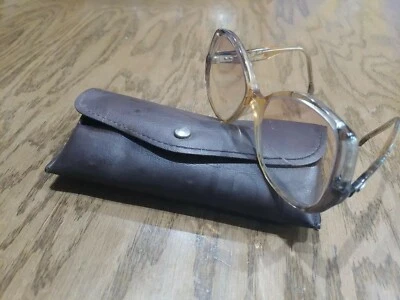 Euramko Aruba De Colección Lectura Bifocales Ojo Grande Transparente Marco Amarillento 140 Foto 1 de 4