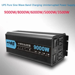 3500W 6000W Leistungswandler 12V 24V auf 220V Modifizieren Sinuswellen-Wechselrichter - Bild 1 von 11