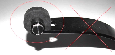 Goma para muelle de hoja chapa de asiento chapa de sillín vapor de asiento BMW R35 R12 R4 EMW Foto 1 de 4