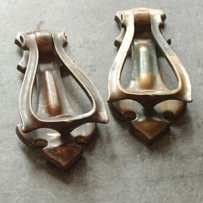 Art Nouveau Door Knocker, priced singularly, x2 available, ready to fit - Image 1 of 4