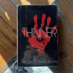 Thinner by Stephen King (Richard Bachman) Horror Novel Fiction 1st Printing HCDJ - Bild 1 von 5