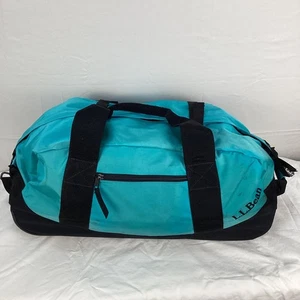 L.L.Bean Aqua Teal/Black Rollen Seesack Reisegepäck Weekender - Bild 1 von 18