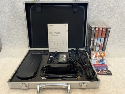 Sony PlayStation PSP-1001 (B2) 7 Games, Case, All Cords Tested/Works NO BATTERY - Image 1 of 4