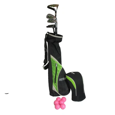 Nitro Crossfire Youth Junior Golf Club Set RH Steel Shaft Irons Putter Driver - Image 1 of 4