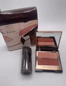 Charlotte Tilbury Pretty Youth Glow Filter & Cheek Hug Brush (READ) - Picture 1 of 8