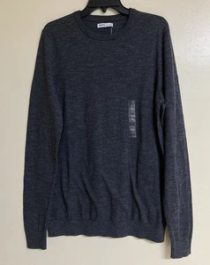 Men's Crewneck Sweater Sonoma Size Large Tall L/S Pullover Lightweight Gray NWT - Picture 1 of 15