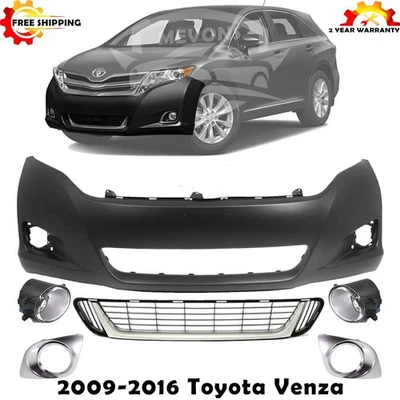 Kit de cubierta de parachoques delantero fascia y parrilla inferior para Toyota Venza 2009-2016 Foto 1 de 4
