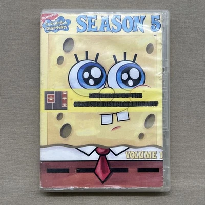 SpongeBob SquarePants: Fifth Season (5) Vol. 1 (DVD 20 Eps. 2-Disc) Nickelodeon - Image 1 of 4