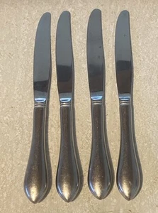 Reed & Barton Jamestown Edelstahl Tafelmesser 9" Menge 4 - Bild 1 von 4