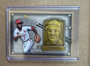 2012 Topps Update Gold Hall Of Fame Plaque Ozzie Smith - Picture 1 of 2