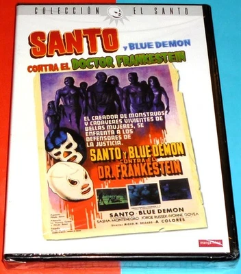 SANTO Y BLUE DEMON CONTRA EL DOCTOR FRANKESTEIN / Precintado (DVD R2) Lucha Mexi - Imagen 1 de 2